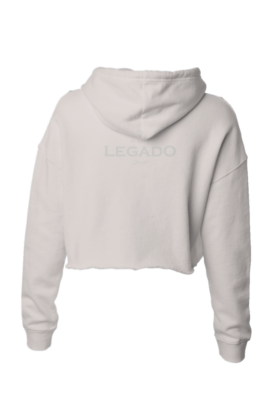 Lightweight Crop Hoodie - Blanco