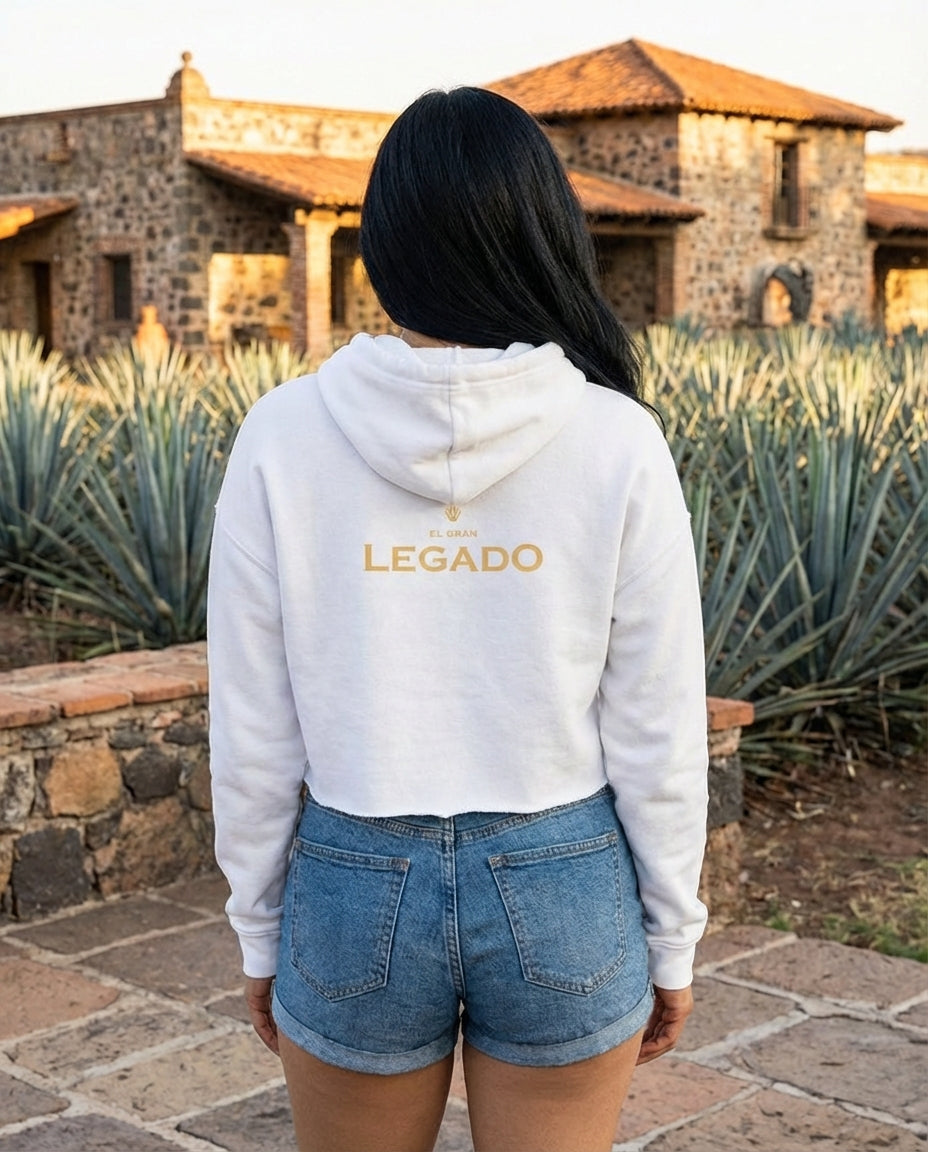 Lightweight Crop Hoodie - Reposado