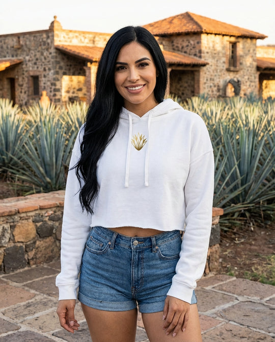 Lightweight Crop Hoodie - Reposado